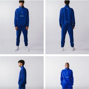 House ID Azul Quarter Zip